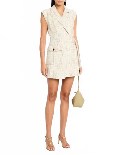 Toccin Everly Safari Wrap Dress In Ice Blue
