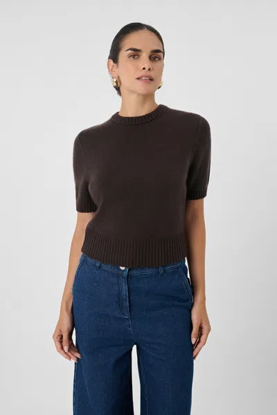 Toccin Fall Elsie Pullover Sweater In Brown