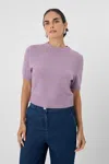 Toccin Fall Elsie Pullover Sweater In Purple