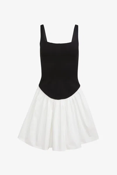 Toccin Felicie Drop Waist Corset Mini Dress