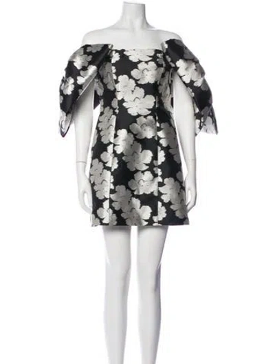 Pre-owned Toccin Floral Print Long Dress In Multi
