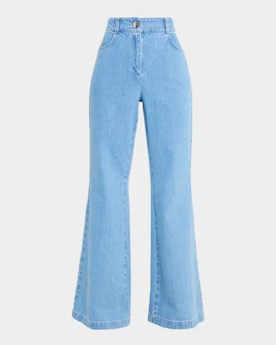 Toccin Gaia Denim Flare Pants