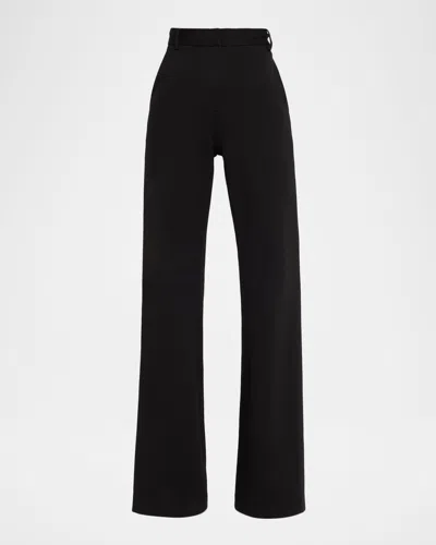 Toccin Gaia Flare Dress Pants In Black