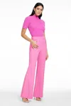 Toccin Gaia Flared Pant In Pink