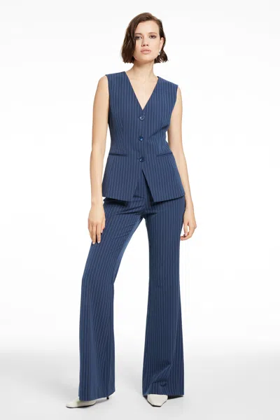 Toccin Gaia Flared Pant In Gray