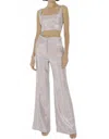 Toccin Gaia Flared Pant In Rose In Multi