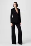 Toccin Gaia Ponte Flare Pants In Black