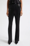 Toccin Gemma Sequin Pull On Pants In Black