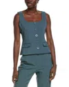 Toccin Georgia Button Front Top In Blue