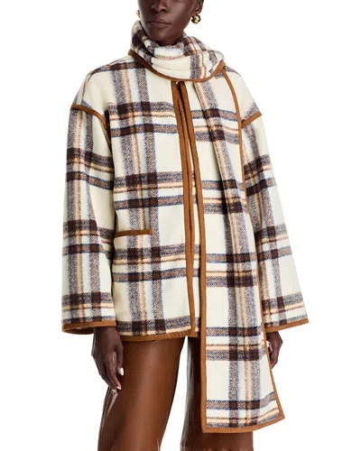 Toccin Greyson Scarf Jacket In Multi