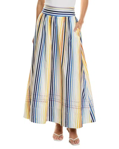 Toccin Gwyneth Midi Skirt In Multi