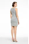 Toccin Haven Scoop Neck Sculpted Tank Dress In Gray