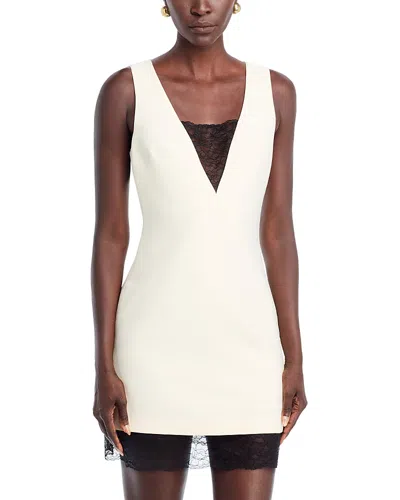 Toccin Helena Lace Combo Dress In White