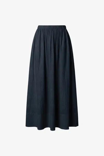 Toccin Imogen Pull-on Midi Skirt In Black