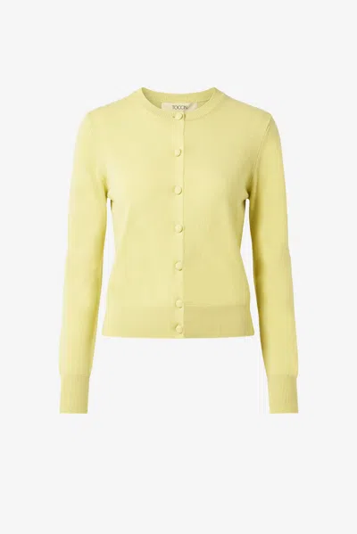 Toccin Irene Cardigan In Yellow