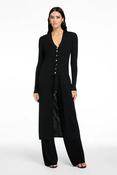 Toccin Jayne Lightweight Duster In Black