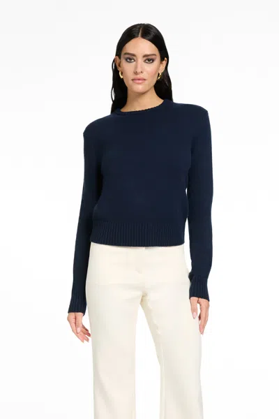 Toccin Jenny Classic Crewneck Sweater In Blue