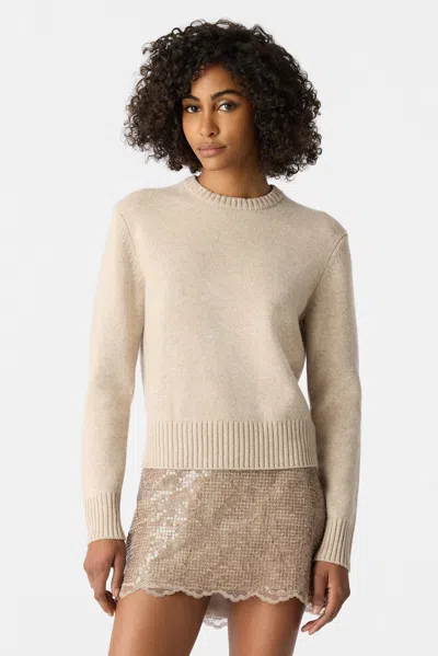 Toccin Jenny Classic Crewneck Sweater In Brown