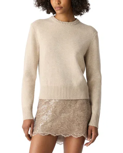 Toccin Jenny Classic Crewneck Wool & Cashmere-blend Sweater In Multi