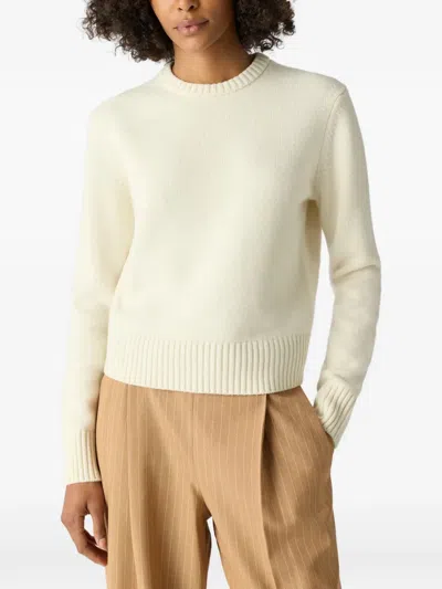 Toccin Jenny Crewneck Jenny Classic Sweater In Neutral