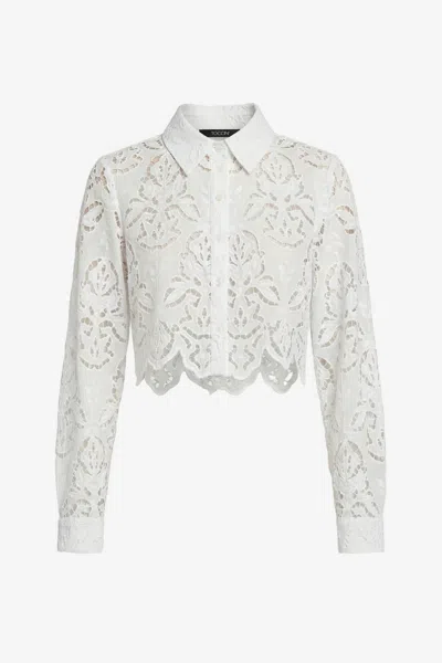 Toccin Jilly Cropped Blouse In White