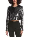 Toccin Jones Cropped Jacket In Black