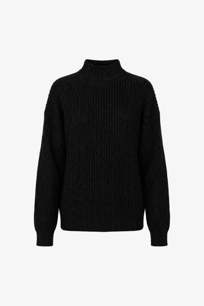 Toccin Julie Oversized Sweater In Black