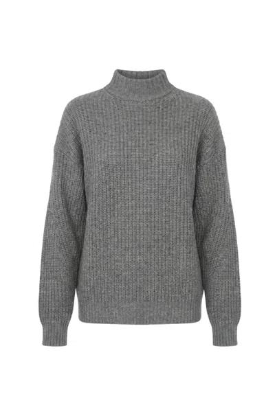 Toccin Julie Oversized Sweater In Gray