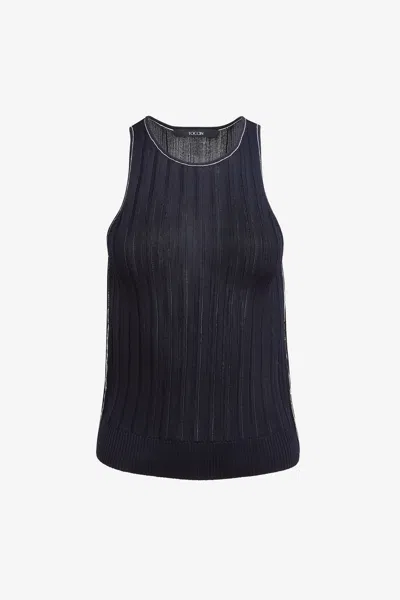 Toccin Juniper Racer Tank In Blue