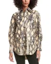 Toccin Kali Boyfriend Shirt In Brown
