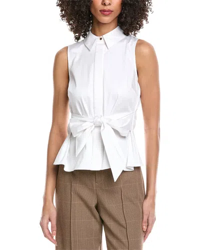Toccin Katherine Tiefront Blouse In White