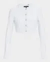 Toccin Kathy Cropped Cardigan In Icebl