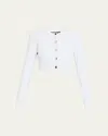 Toccin Kathy Cropped Cardigan In Icebl