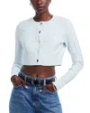 Toccin Kathy Cropped Cardigan In Icebl