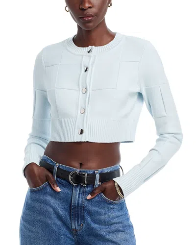 Toccin Kathy Cropped Cardigan In Icebl