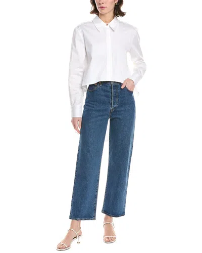 TOCCIN TOCCIN KIRA POPLIN HIGH- LOW FLY AWAY SHIRT