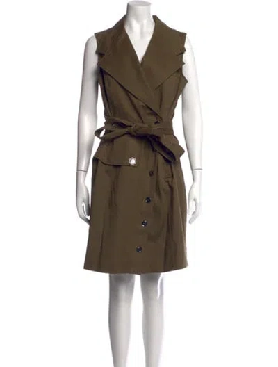Pre-owned Toccin Knee-length Dress In Green