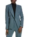 Toccin Kylie Double-breasted Blazer In Blue