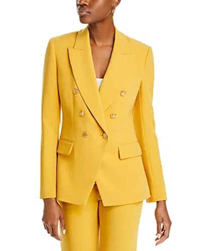 Toccin Kylie Double Breasted Blazer In Marigold