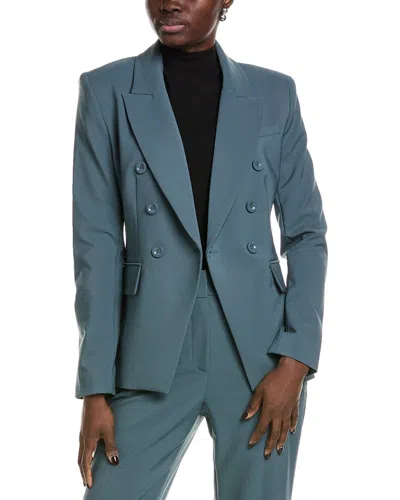 Toccin Kylie Double-breasted Blazer In Blue