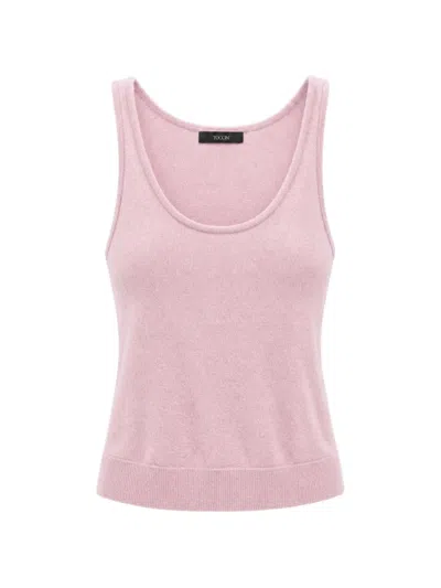 Toccin Lani Scoop-neck Tank Top In Pink