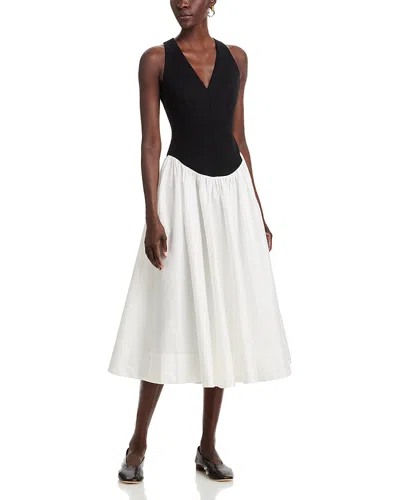 Toccin Lavinia Sleeveless Drop Waist Dress In Multi