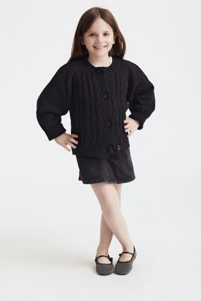 Toccin Livi Kids  Cardigan In Black