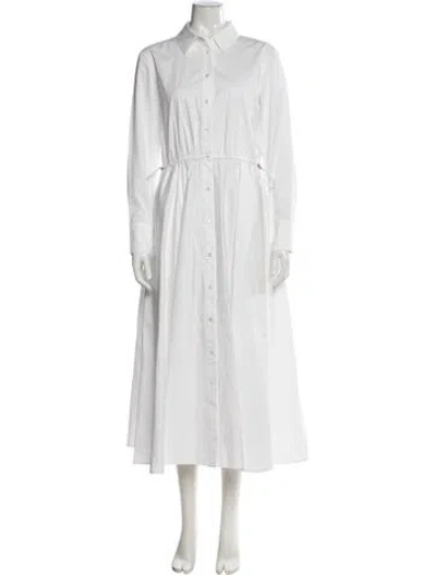 Pre-owned Toccin Long Dress In White