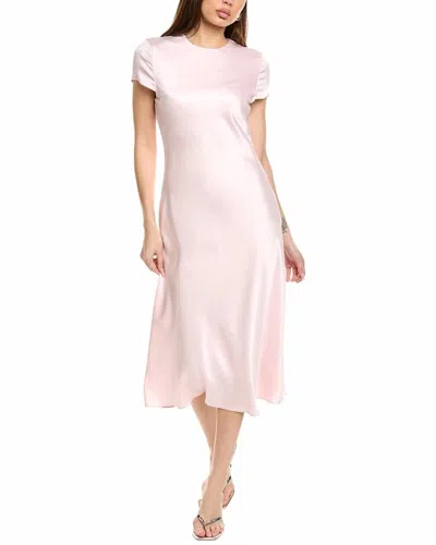 Toccin Luciana Slip Midi Dress In Light Pink