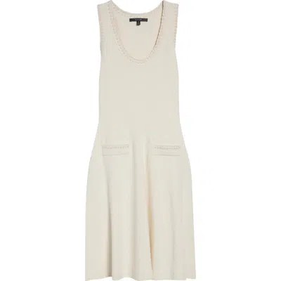 Toccin Luella Scoop Neck Fit And Flare Dress In Neutral