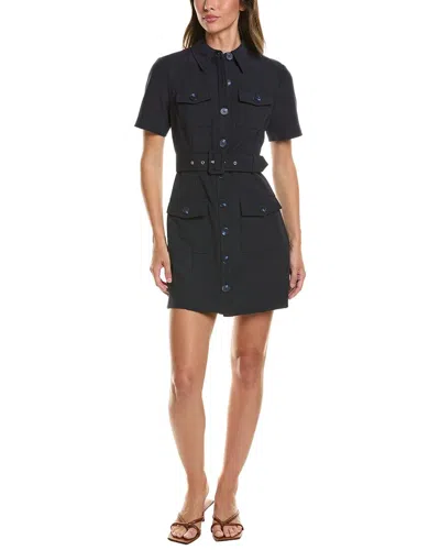 Toccin Lydia Snap Front Dress In Blue