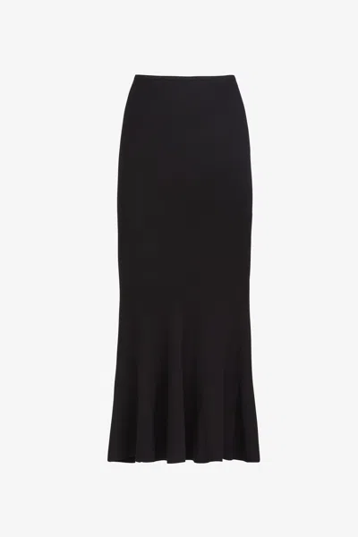 Toccin Lynn Pull On Midi Skirt In Black