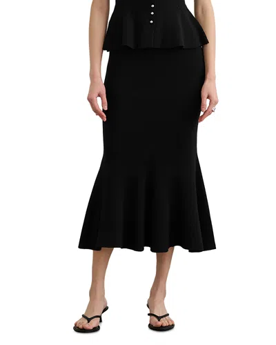 Toccin Lynn Pull On Skirt In Black