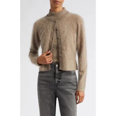 Toccin Mariah Cashmere Cardigan In Brown